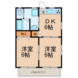 ハイツ石川の物件間取画像